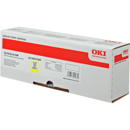 OKI 44315305 Toner Jaune Original 