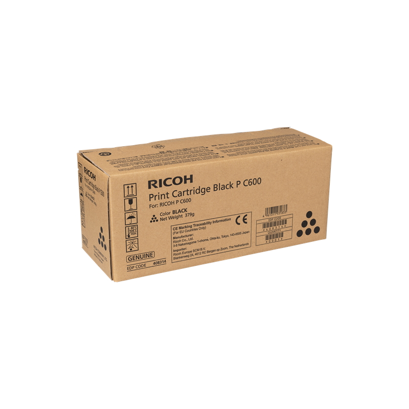 Ricoh P C600BK Toner Noir Original