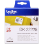 Brother DK-22225 Étiquettes Noir sur Blanc Originales