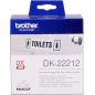 Brother DK-22212 Étiquettes Noir sur Blanc Originales