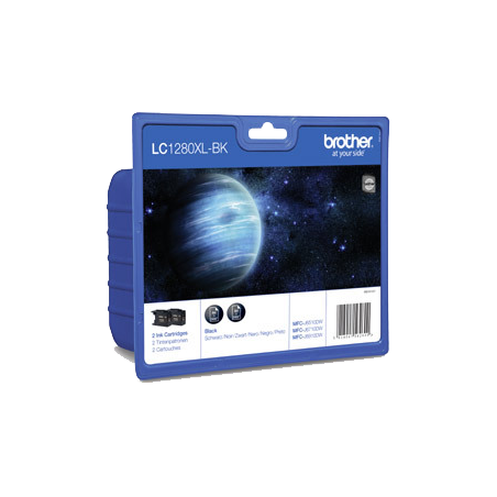 Brother LC1280XL-BK Multipack Noir Original 