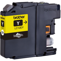 Brother LC12EY Cartouche Jaune Originale 