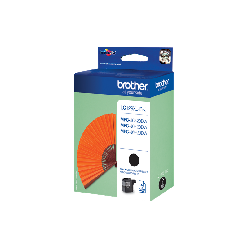 Brother LC129XLBK Cartouche Noir Originale
