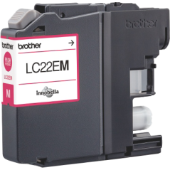 Brother LC22EM Cartouche Magenta Originale 