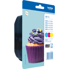 Brother LC123 Multipack 3 Couleurs Original 