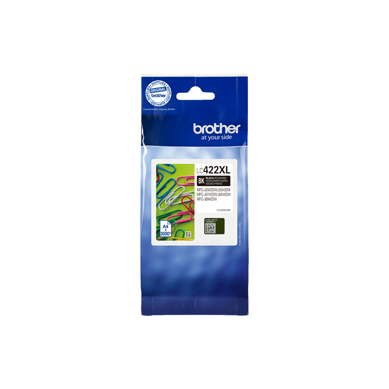 Brother LC422XLBK Cartouche Noir Originale