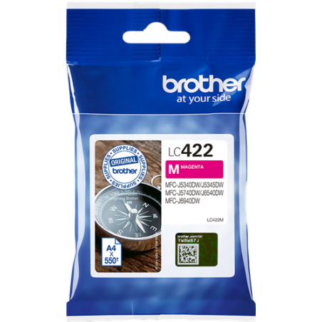 Brother LC422M Cartouche Magenta Originale 