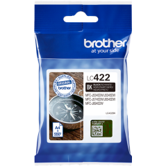 Brother LC422BK Cartouche Noir Originale 
