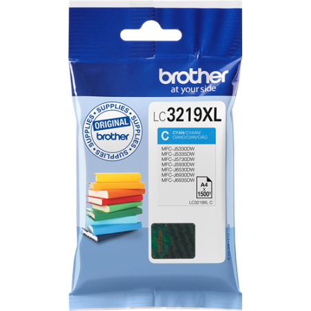 Brother LC3219XLC Cartouche Cyan Originale 