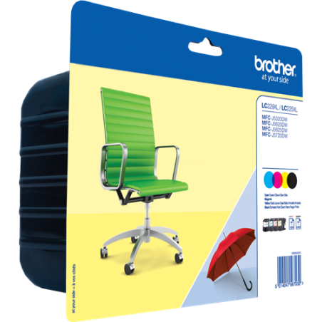 Brother LC225XL / LC229XL Multipack 4 Couleurs Original 