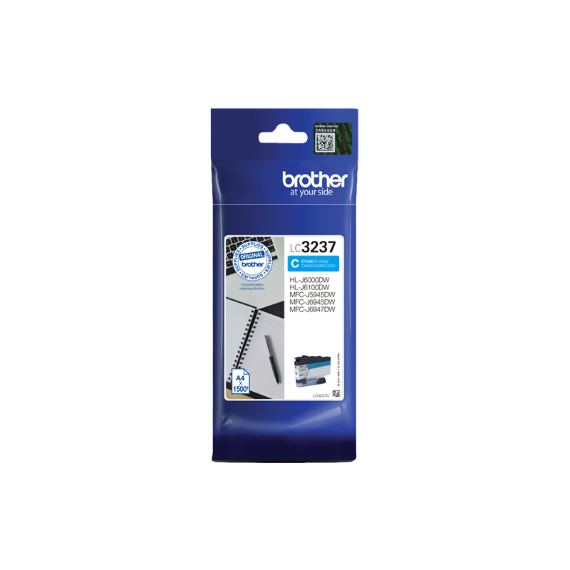 Brother LC3237C Cartouche Cyan Originale