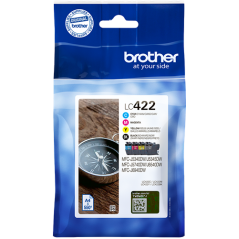 Brother LC422 Multipack 4 Couleurs Original 