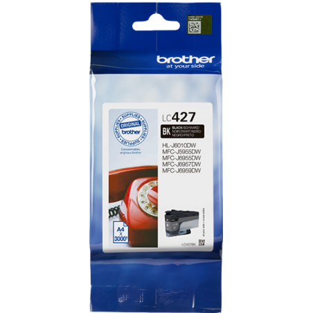 Brother LC427BK Cartouche Noir Originale 