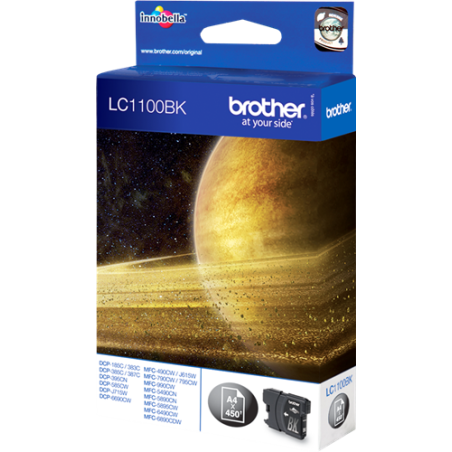 Brother LC1100BK Cartouche Noir Originale 