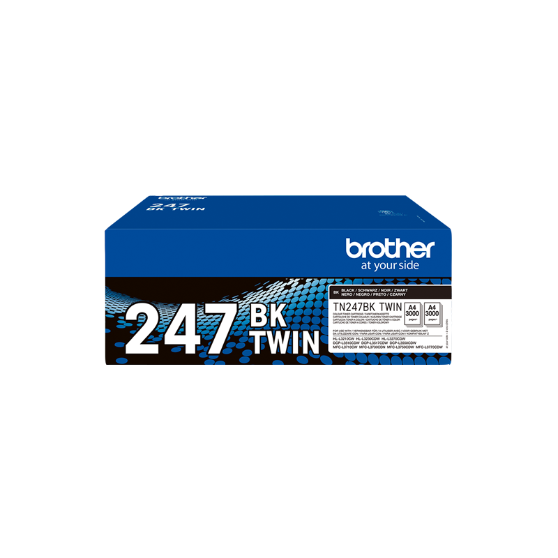 Brother TN247BK TWIN Multipack Noir Original