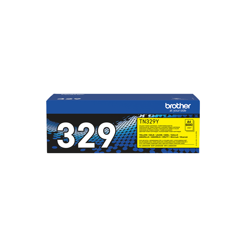 Brother TN-329Y Toner Jaune Original