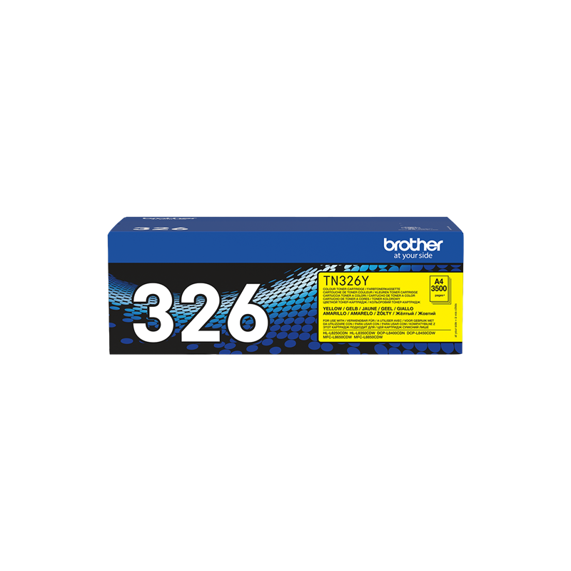 Brother TN-326Y Toner Jaune Original