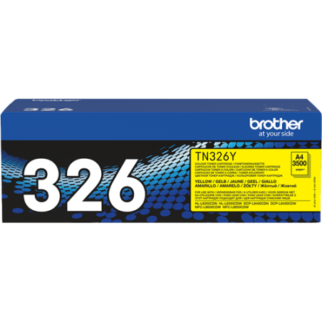 Brother TN-326Y Toner Jaune Original 