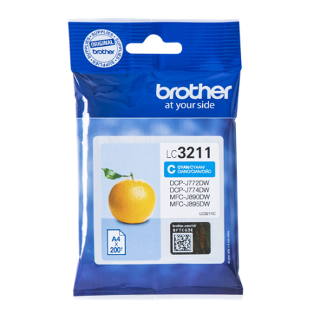 Brother LC3211C Cartouche Cyan Originale 