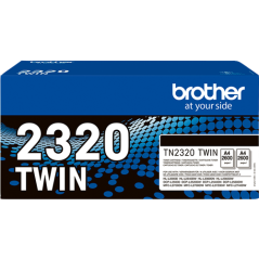 Brother TN-2320 TWIN Multipack Noir Original 