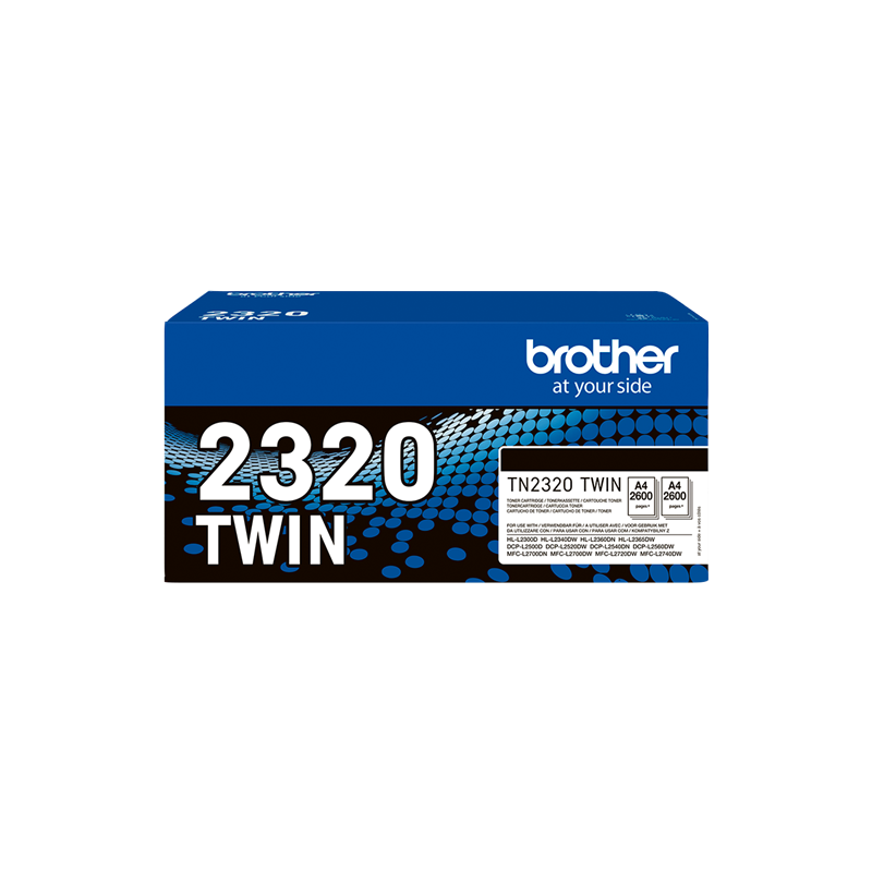 Brother TN-2320 TWIN Multipack Noir Original