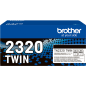Brother TN-2320 TWIN Multipack Noir Original