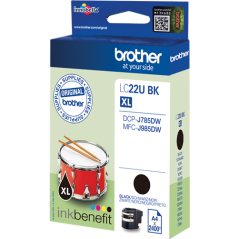 Brother LC22UBK Cartouche Noir Originale 