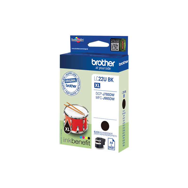 Brother LC22UBK Cartouche Noir Originale