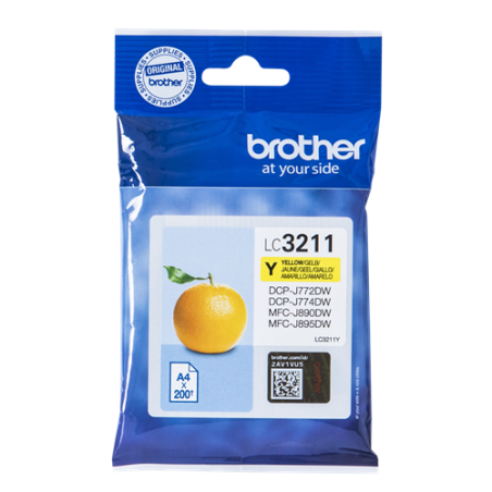 Brother LC3211Y Cartouche Jaune Originale 