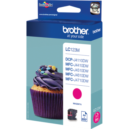 Brother LC123M Cartouche Magenta Originale 