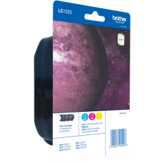Brother LC1220 Multipack 3 Couleurs Original 