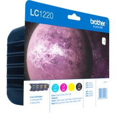 Brother LC1220 Multipack 4 Couleurs Original 