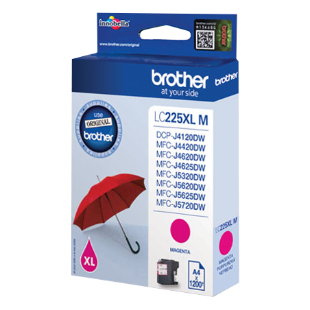 Brother LC225XL M Cartouche Magenta Originale 