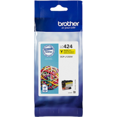 Brother LC424Y Cartouche Jaune Originale 