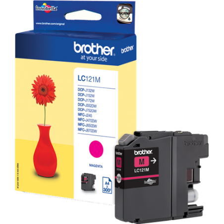 Brother LC121M Cartouche Magenta Originale 