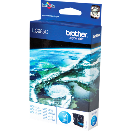 Brother LC985C Cartouche Cyan Originale 