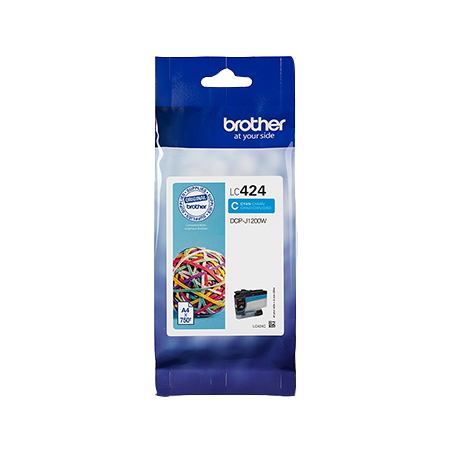 Brother LC424C Cartouche Cyan Originale 