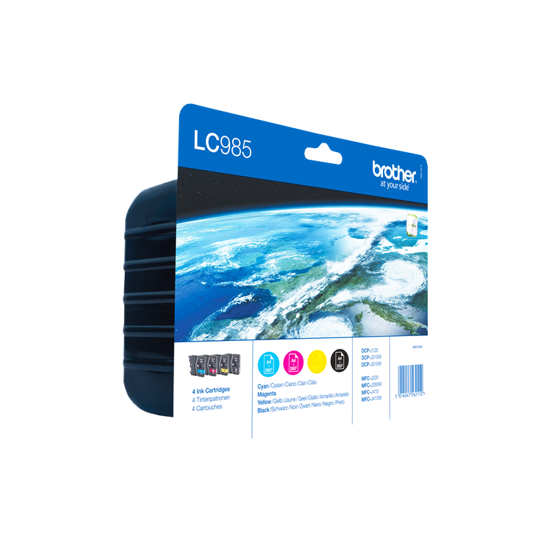 Brother LC985 Multipack 4 Cartouches Originales