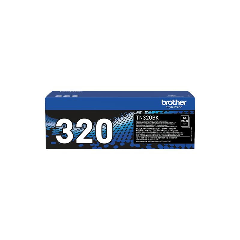 Brother TN-320BK Toner Noir Original