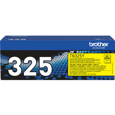 Brother TN-325Y Toner Jaune Original 