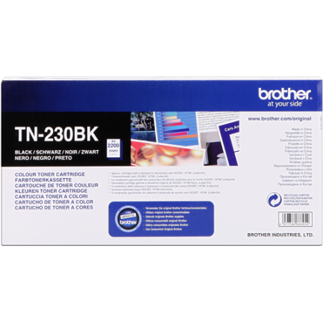 Brother TN-230BK Toner Noir Original 