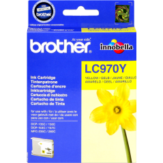 Brother LC970Y Cartouche Jaune Originale 