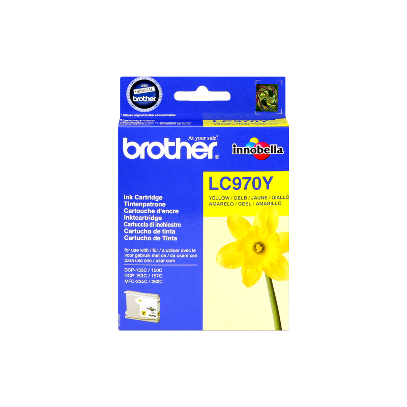 Brother LC970Y Cartouche Jaune Originale