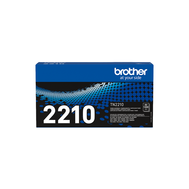 Brother TN-2210 Toner Noir Original