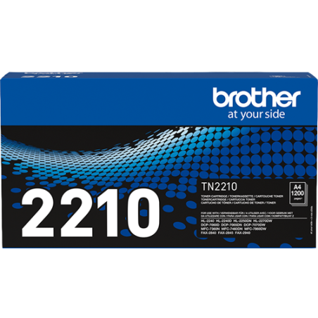 Brother TN-2210 Toner Noir Original 