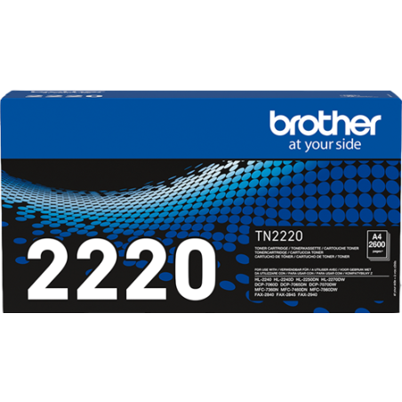 Brother TN-2220 Toner Noir Original 