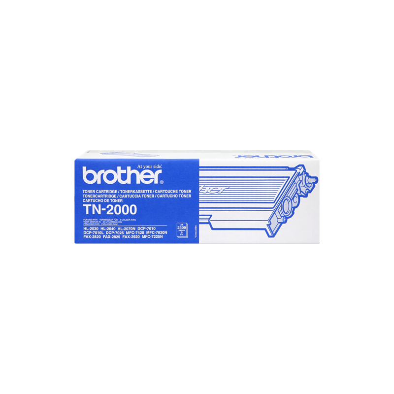 Brother TN-2000 Toner Noir Original