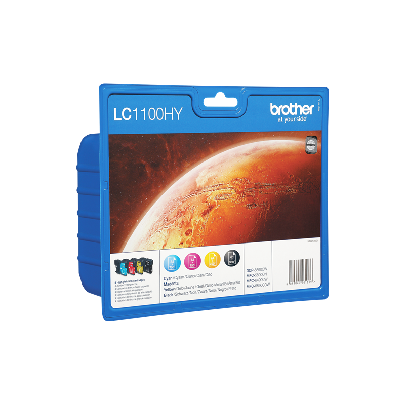 Brother LC1100HY Multipack 4 Cartouches Originales