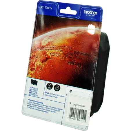 Brother LC1100HY Multipack Noir Original 