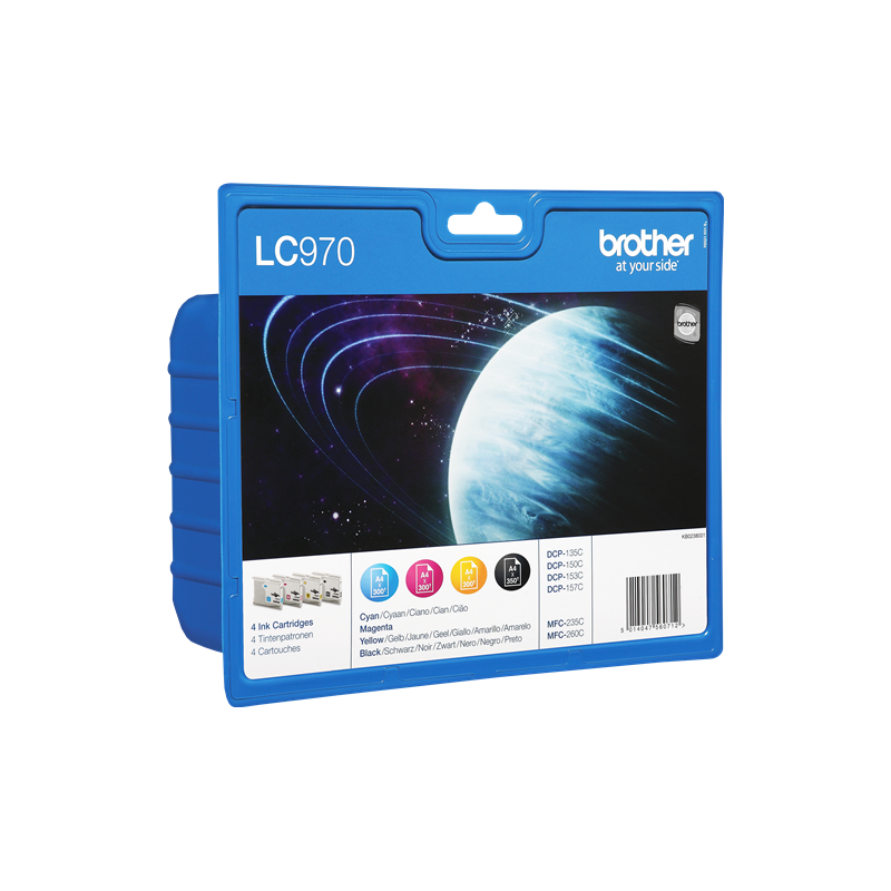 Brother LC970 Multipack 4 Cartouches Originales